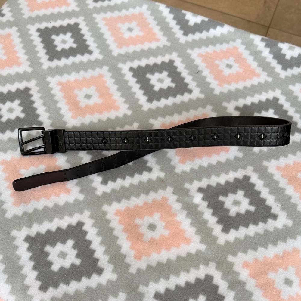 Tony Hawk Black faux Leather Belt M 26-28